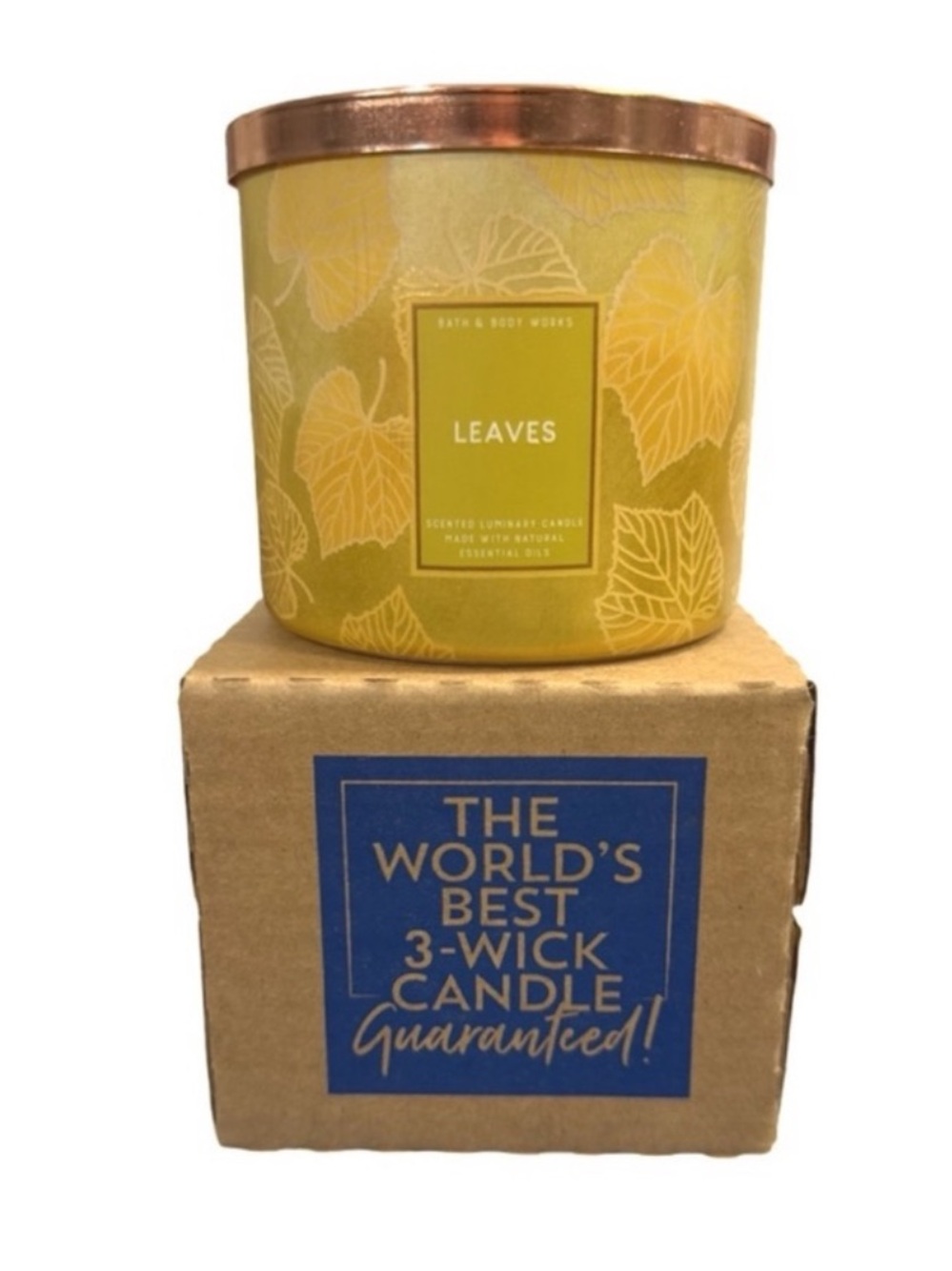 Leaves Candle